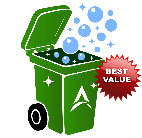 Best Value Residential trash bin cleaning